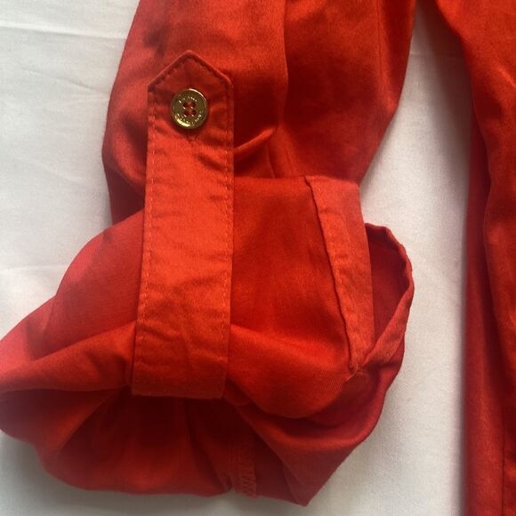 ⭐️MICHAEL Kors Long Sleeve Zip-up Shirt Blouse⭐️ - Picture 10 of 10